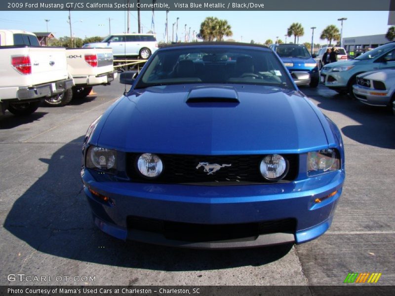 Vista Blue Metallic / Black/Dove 2009 Ford Mustang GT/CS California Special Convertible