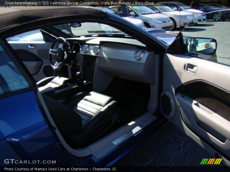 Vista Blue Metallic / Black/Dove 2009 Ford Mustang GT/CS California Special Convertible