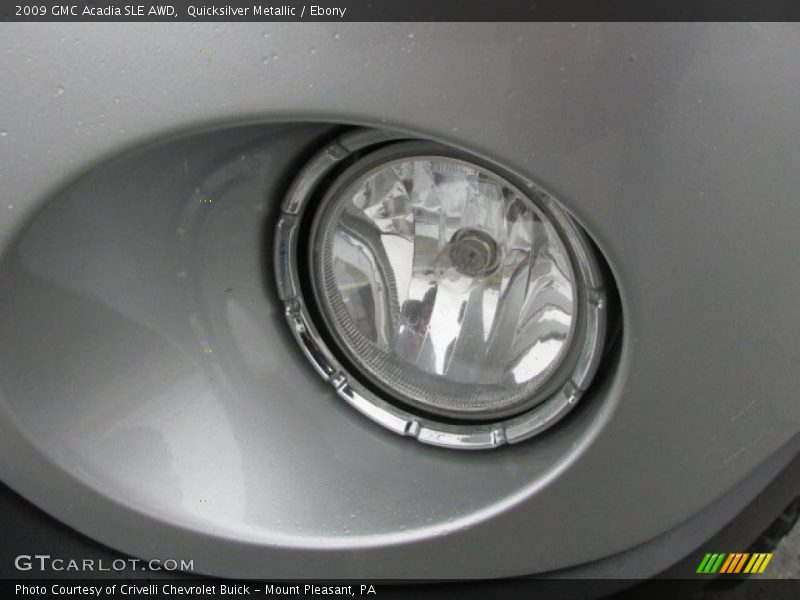 Quicksilver Metallic / Ebony 2009 GMC Acadia SLE AWD