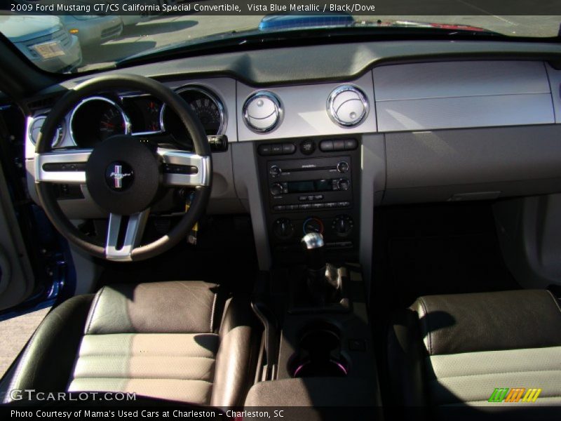 Vista Blue Metallic / Black/Dove 2009 Ford Mustang GT/CS California Special Convertible