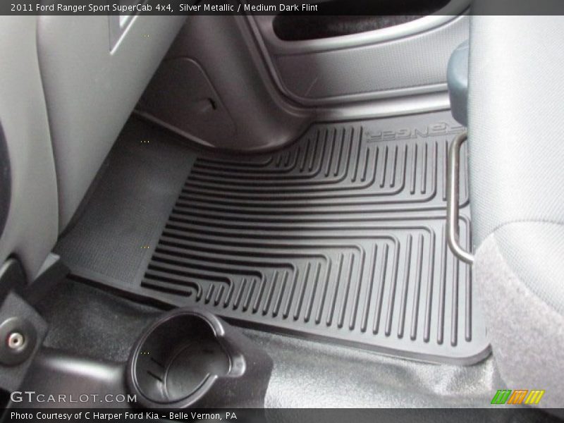 Silver Metallic / Medium Dark Flint 2011 Ford Ranger Sport SuperCab 4x4