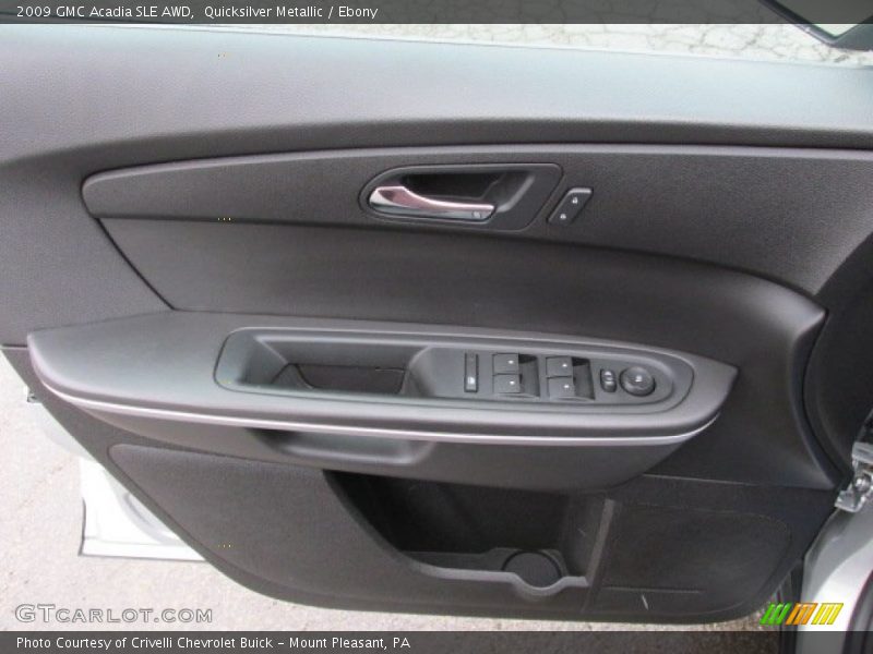 Quicksilver Metallic / Ebony 2009 GMC Acadia SLE AWD