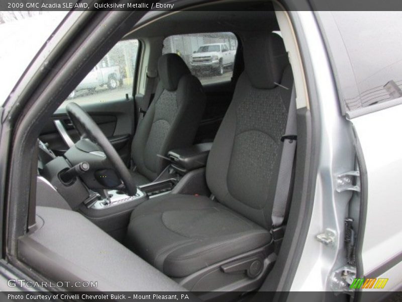 Quicksilver Metallic / Ebony 2009 GMC Acadia SLE AWD