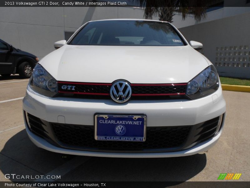 Candy White / Interlagos Plaid Cloth 2013 Volkswagen GTI 2 Door