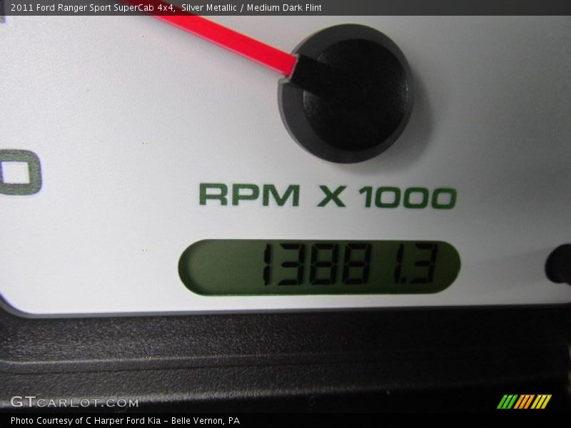 Silver Metallic / Medium Dark Flint 2011 Ford Ranger Sport SuperCab 4x4