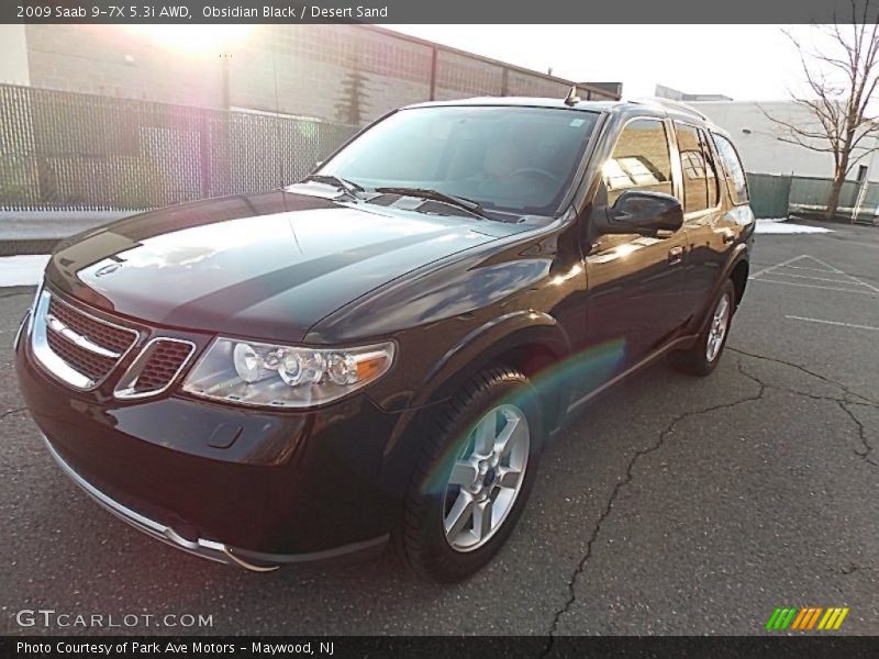 Obsidian Black / Desert Sand 2009 Saab 9-7X 5.3i AWD
