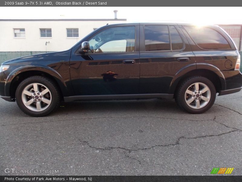 Obsidian Black / Desert Sand 2009 Saab 9-7X 5.3i AWD