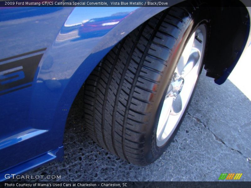 Vista Blue Metallic / Black/Dove 2009 Ford Mustang GT/CS California Special Convertible