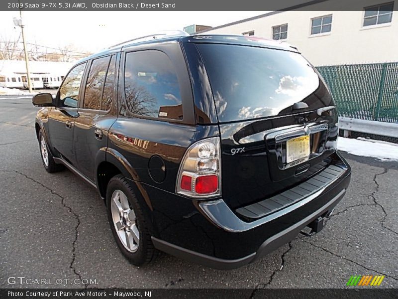 Obsidian Black / Desert Sand 2009 Saab 9-7X 5.3i AWD