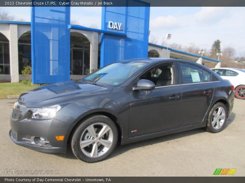 Cyber Gray Metallic / Jet Black 2013 Chevrolet Cruze LT/RS