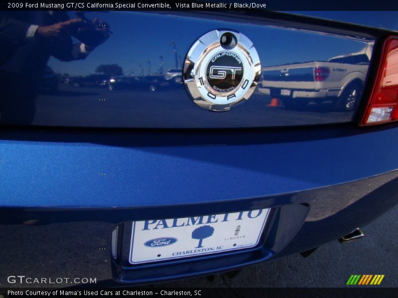 Vista Blue Metallic / Black/Dove 2009 Ford Mustang GT/CS California Special Convertible