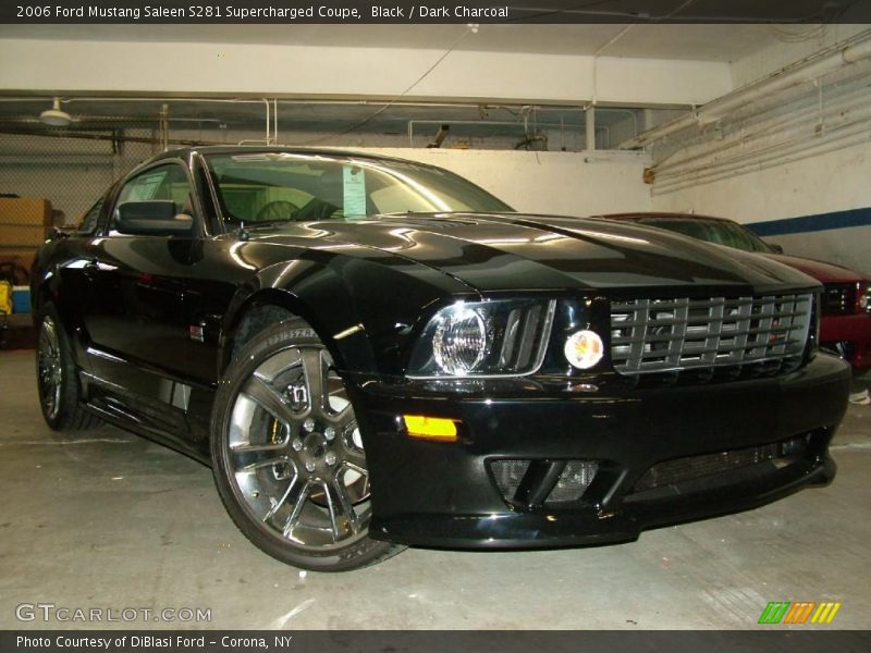 Black / Dark Charcoal 2006 Ford Mustang Saleen S281 Supercharged Coupe