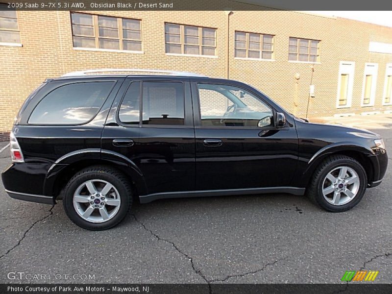 Obsidian Black / Desert Sand 2009 Saab 9-7X 5.3i AWD