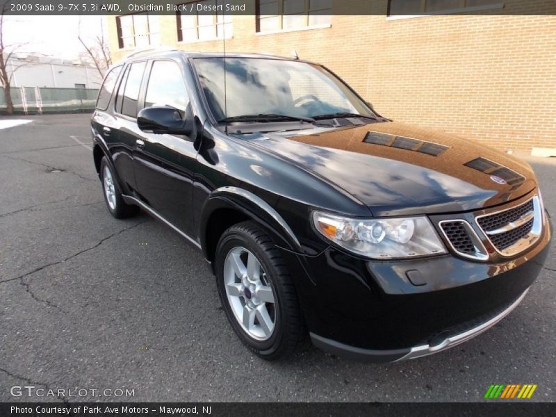 Obsidian Black / Desert Sand 2009 Saab 9-7X 5.3i AWD