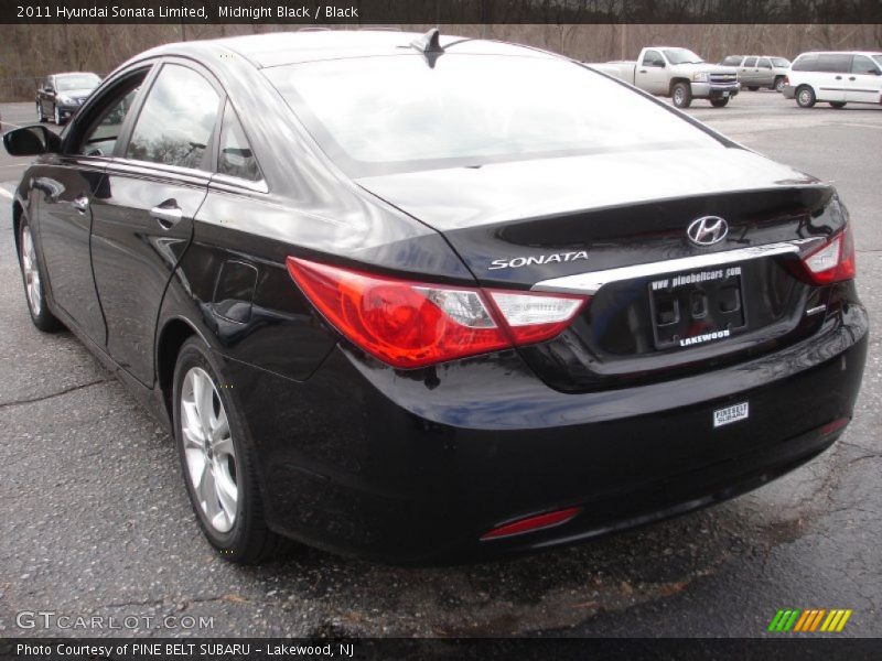 Midnight Black / Black 2011 Hyundai Sonata Limited
