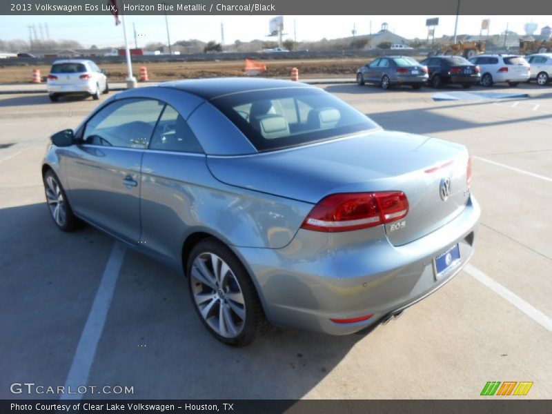 Horizon Blue Metallic / Charcoal/Black 2013 Volkswagen Eos Lux