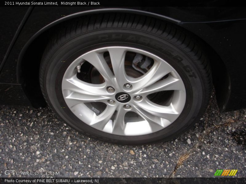 Midnight Black / Black 2011 Hyundai Sonata Limited