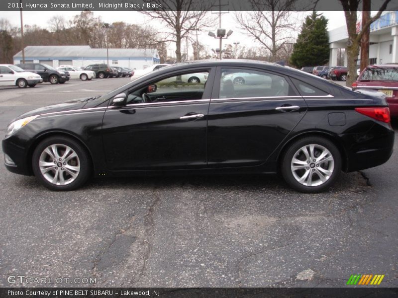 Midnight Black / Black 2011 Hyundai Sonata Limited