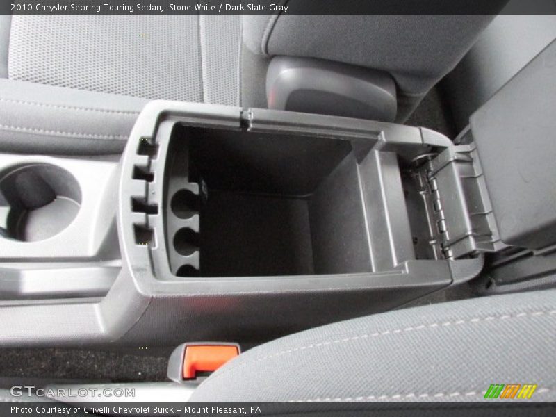 Stone White / Dark Slate Gray 2010 Chrysler Sebring Touring Sedan