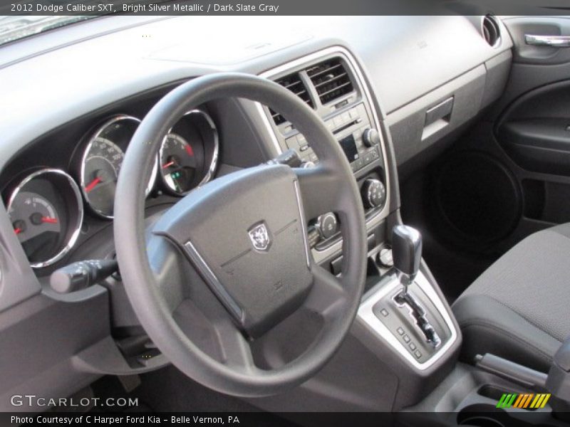 Bright Silver Metallic / Dark Slate Gray 2012 Dodge Caliber SXT