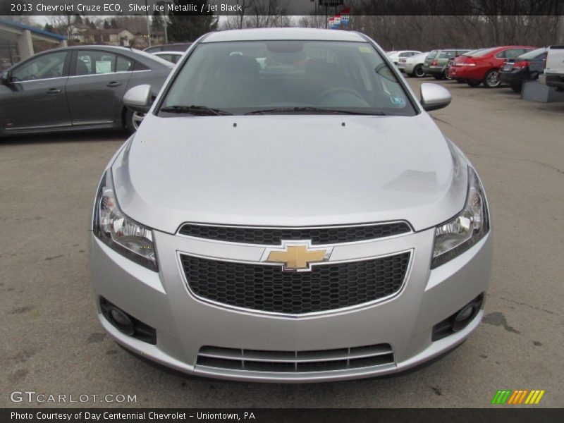 Silver Ice Metallic / Jet Black 2013 Chevrolet Cruze ECO