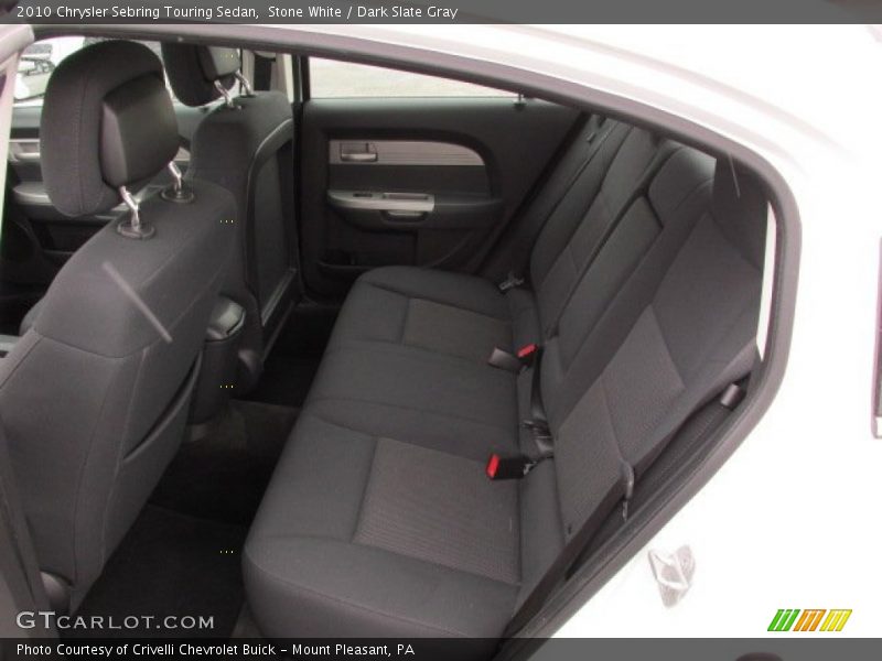 Stone White / Dark Slate Gray 2010 Chrysler Sebring Touring Sedan