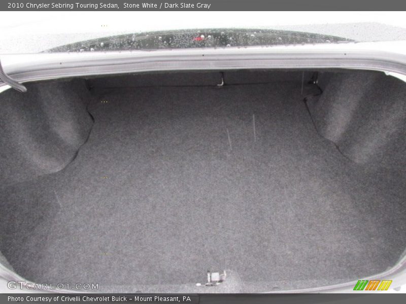 Stone White / Dark Slate Gray 2010 Chrysler Sebring Touring Sedan