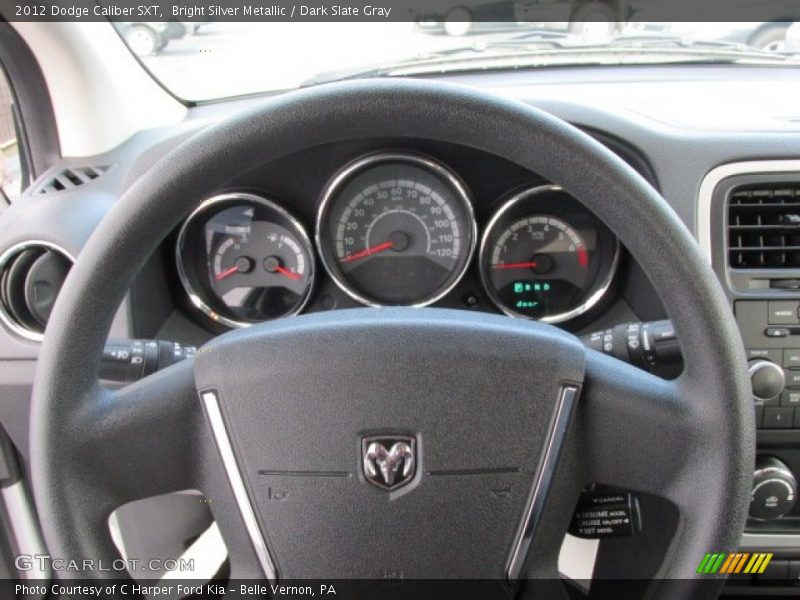 Bright Silver Metallic / Dark Slate Gray 2012 Dodge Caliber SXT