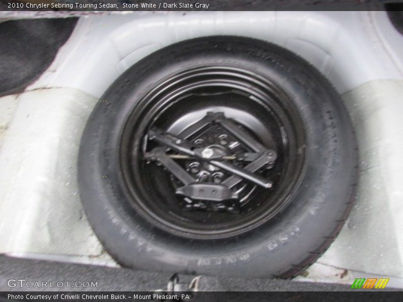 Stone White / Dark Slate Gray 2010 Chrysler Sebring Touring Sedan