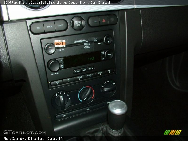 Black / Dark Charcoal 2006 Ford Mustang Saleen S281 Supercharged Coupe