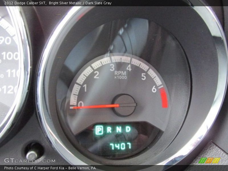 Bright Silver Metallic / Dark Slate Gray 2012 Dodge Caliber SXT