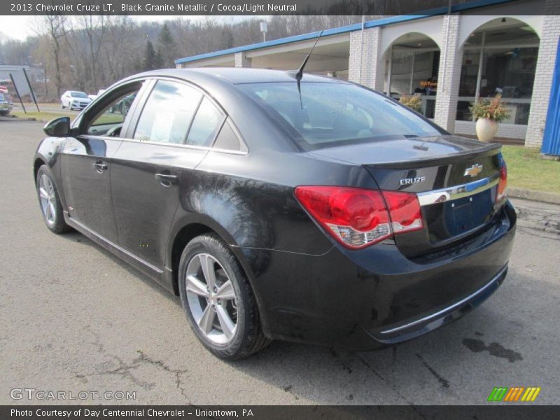Black Granite Metallic / Cocoa/Light Neutral 2013 Chevrolet Cruze LT