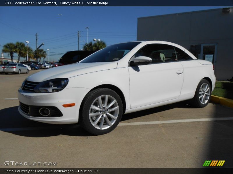 Candy White / Cornsilk Beige 2013 Volkswagen Eos Komfort