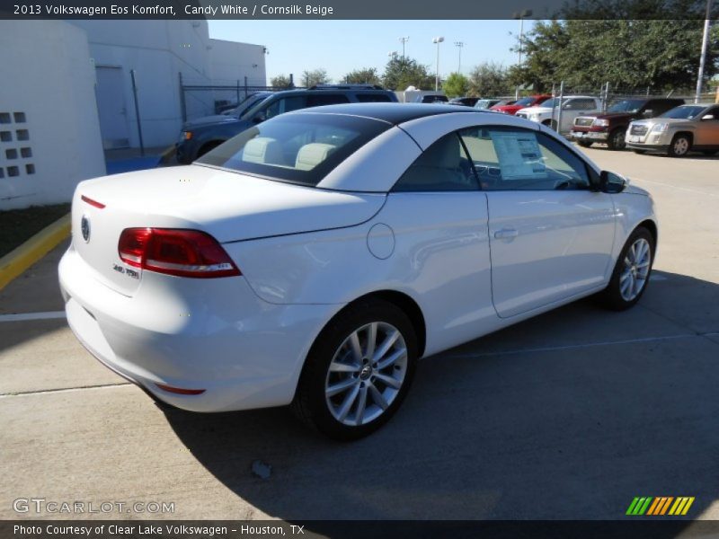 Candy White / Cornsilk Beige 2013 Volkswagen Eos Komfort