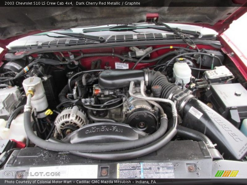  2003 S10 LS Crew Cab 4x4 Engine - 4.3 Liter OHV 12V Vortec V6