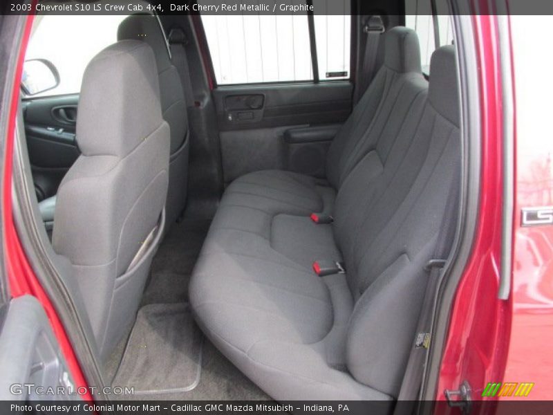 Rear Seat of 2003 S10 LS Crew Cab 4x4