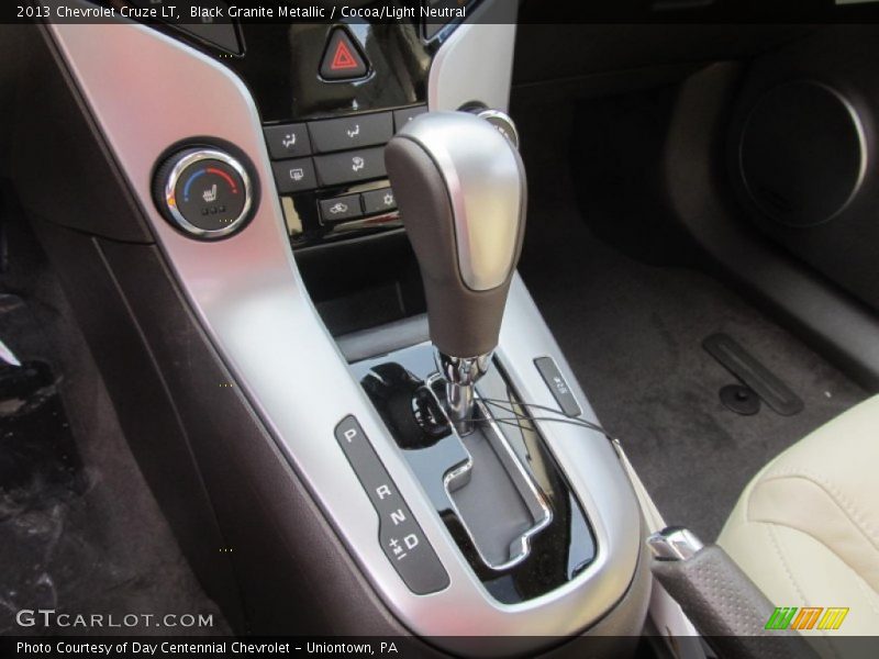 Black Granite Metallic / Cocoa/Light Neutral 2013 Chevrolet Cruze LT