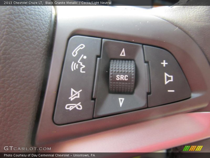 Black Granite Metallic / Cocoa/Light Neutral 2013 Chevrolet Cruze LT
