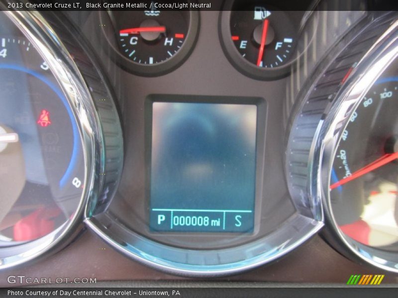 Black Granite Metallic / Cocoa/Light Neutral 2013 Chevrolet Cruze LT
