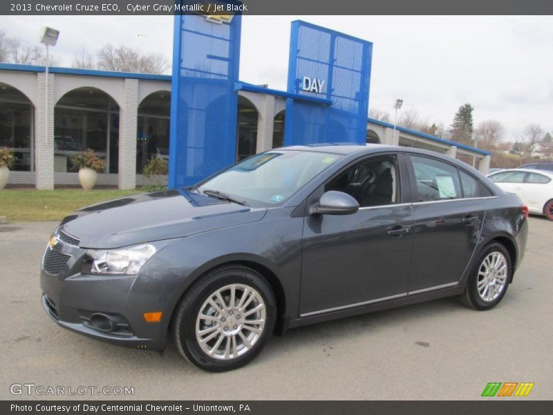 Cyber Gray Metallic / Jet Black 2013 Chevrolet Cruze ECO