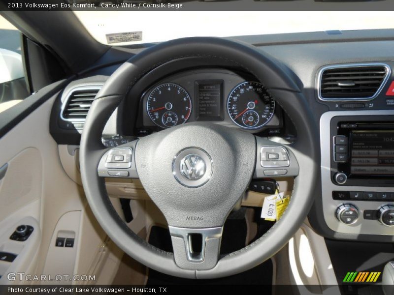 Candy White / Cornsilk Beige 2013 Volkswagen Eos Komfort