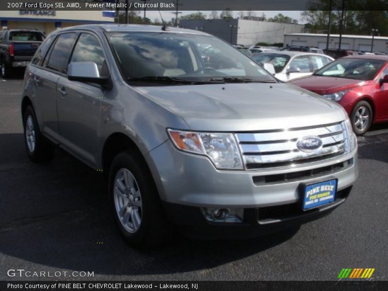 Pewter Metallic / Charcoal Black 2007 Ford Edge SEL AWD