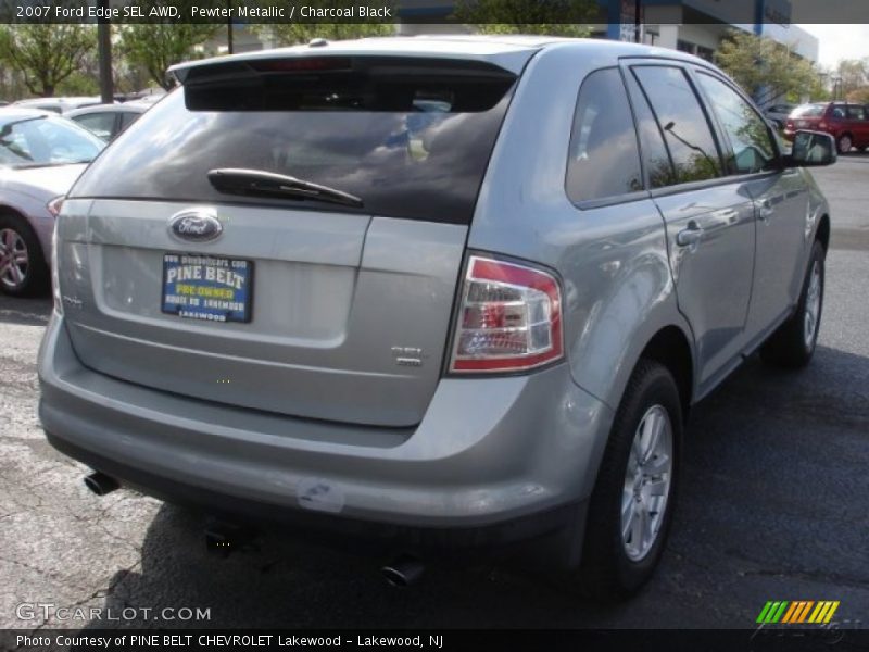 Pewter Metallic / Charcoal Black 2007 Ford Edge SEL AWD