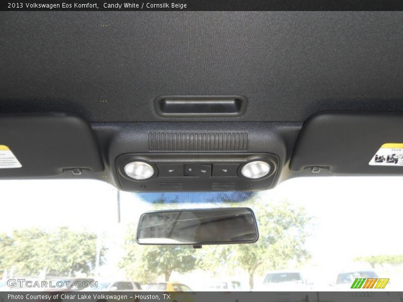 Candy White / Cornsilk Beige 2013 Volkswagen Eos Komfort
