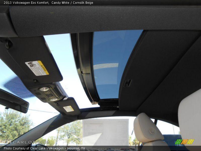 Candy White / Cornsilk Beige 2013 Volkswagen Eos Komfort