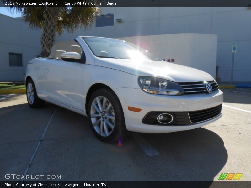 Candy White / Cornsilk Beige 2013 Volkswagen Eos Komfort