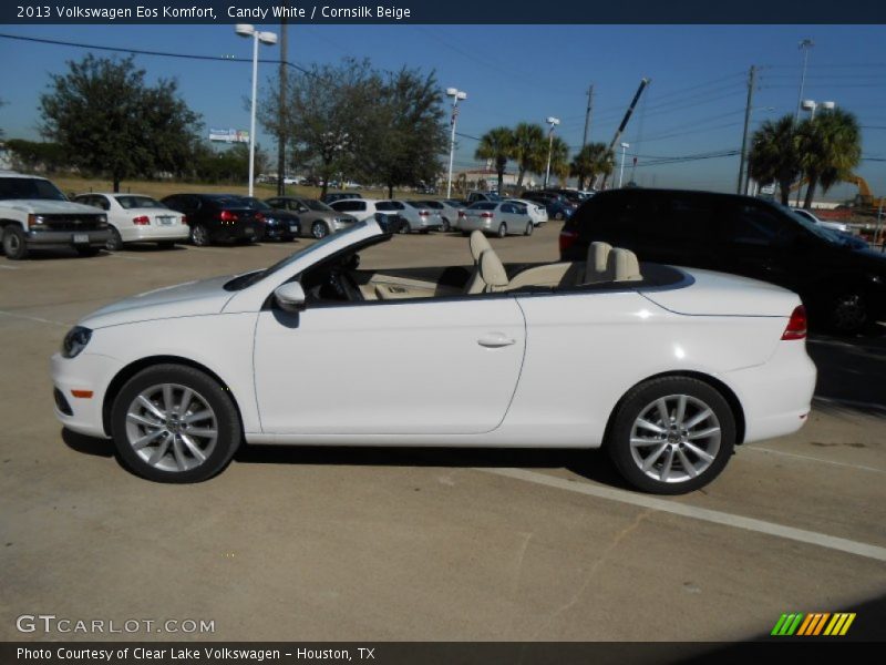Candy White / Cornsilk Beige 2013 Volkswagen Eos Komfort