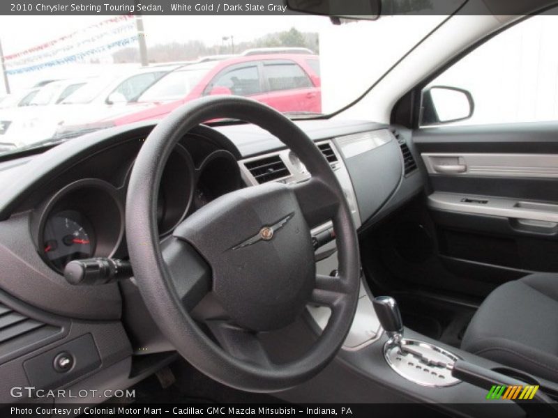 White Gold / Dark Slate Gray 2010 Chrysler Sebring Touring Sedan