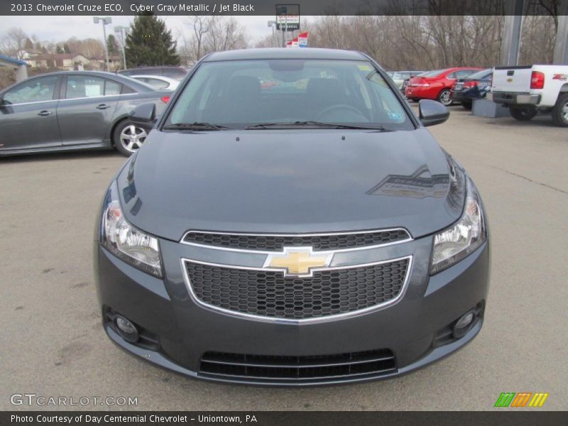 Cyber Gray Metallic / Jet Black 2013 Chevrolet Cruze ECO