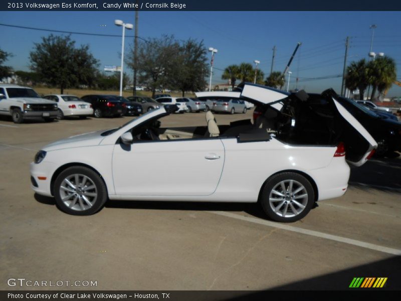 Candy White / Cornsilk Beige 2013 Volkswagen Eos Komfort